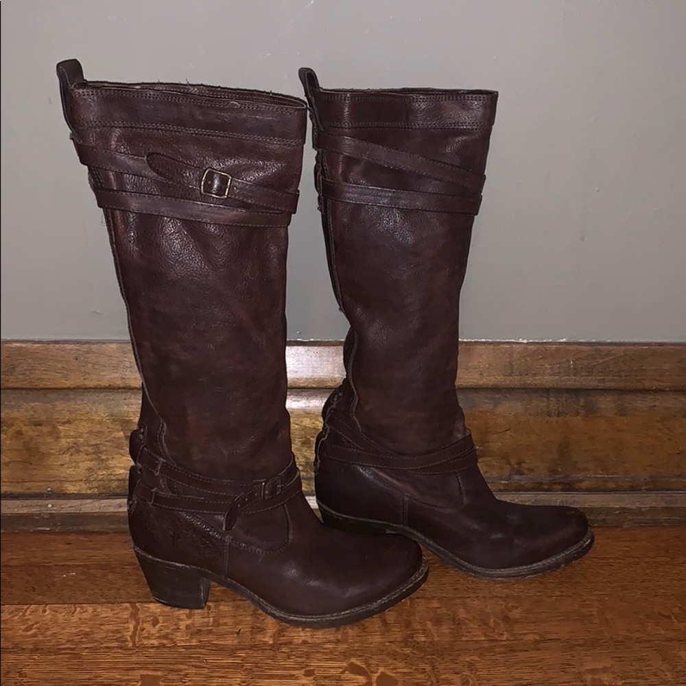 Brown Frye boots